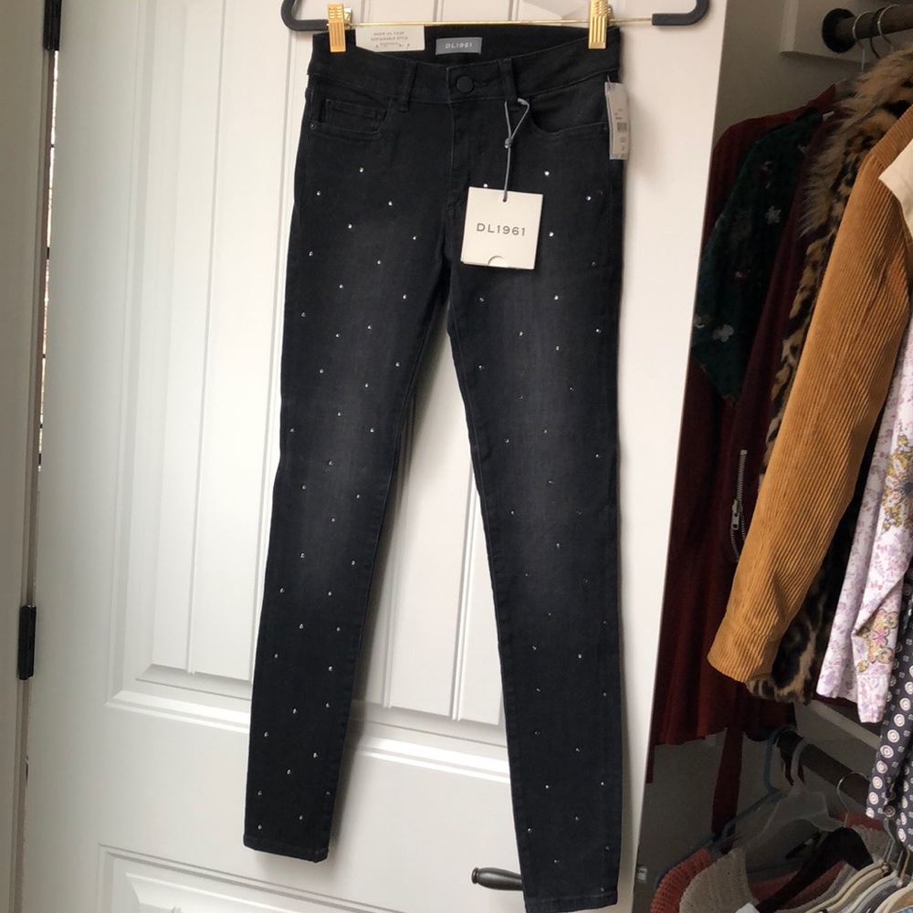 Rhinestone jean